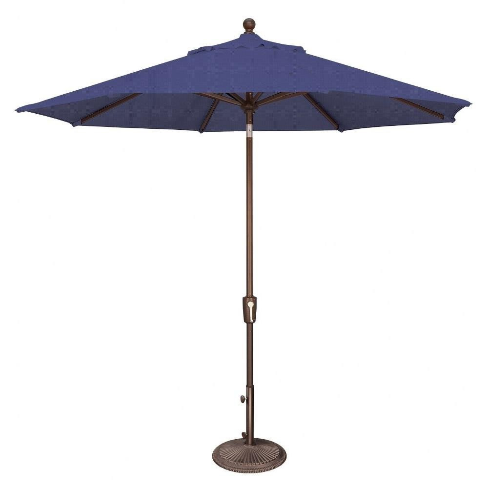 Catalina 9 Foot Aluminum Crank Lift Octagon Market Umbrella by Simply Shade - SSUM9U