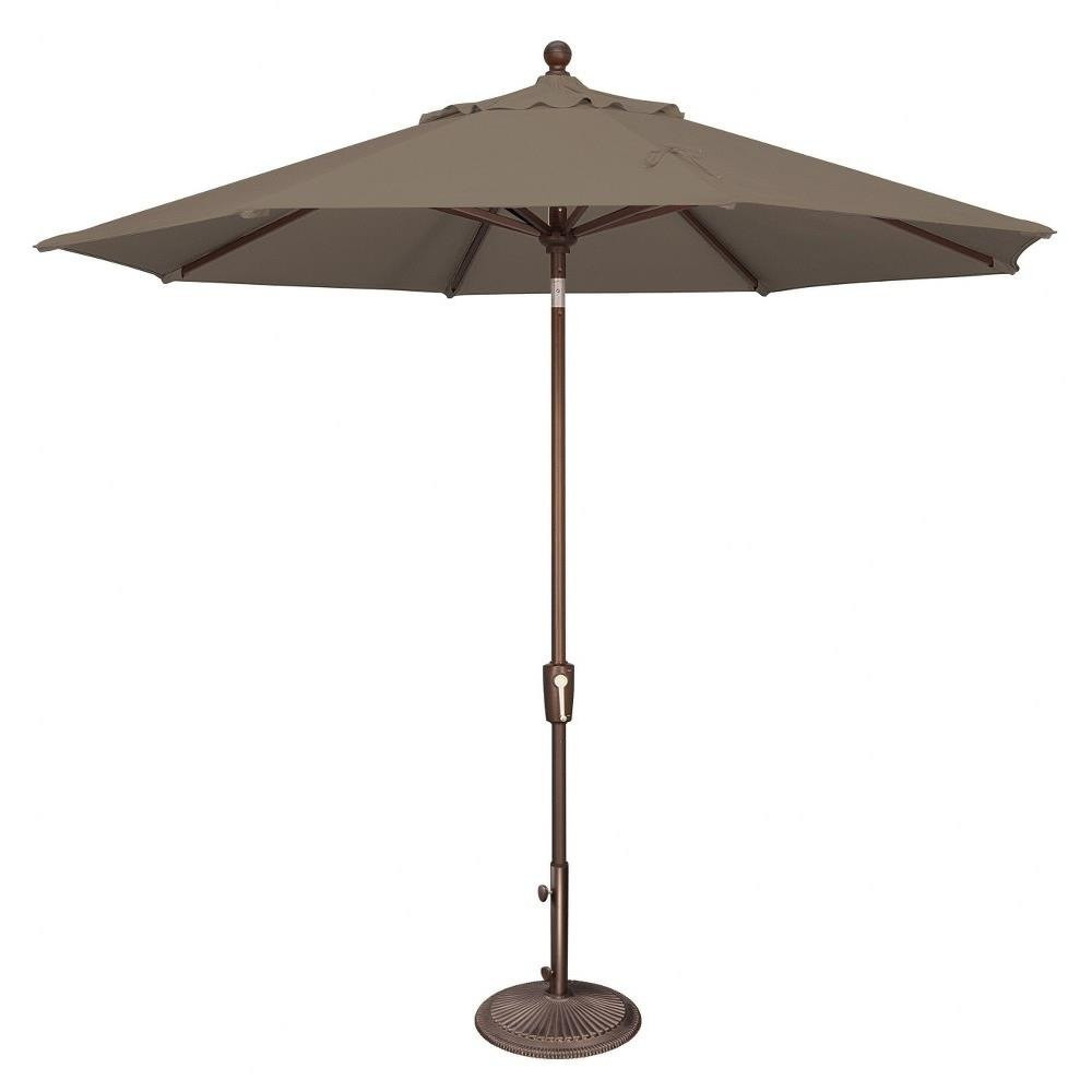 Catalina 9 Foot Aluminum Crank Lift Octagon Market Umbrella by Simply Shade - SSUM9U