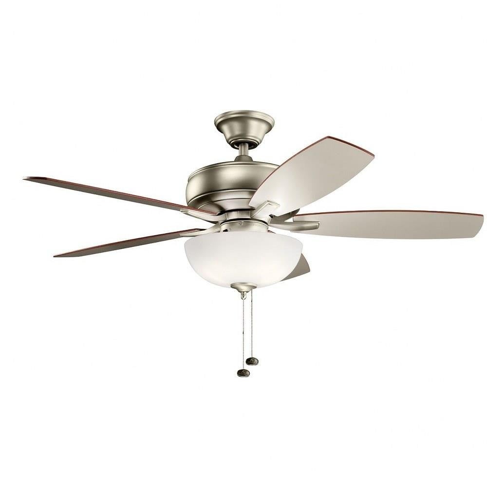 Burnham Head Ceiling Fan with Light Kit 52 inches wide by BSH - 147-BEL-4187201