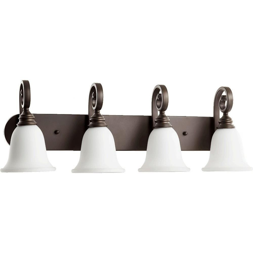 Bryant 4 Light Traditional Vanity Light by Quorum - 5154-4