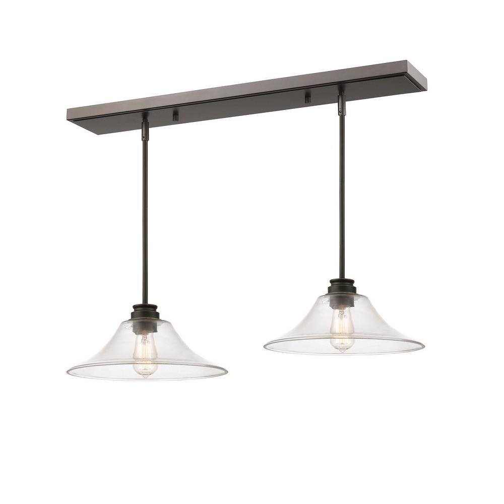 Harvey Passage 2 Light Small Island Chandelier by Bailey Street Home - 372-BEL-600623