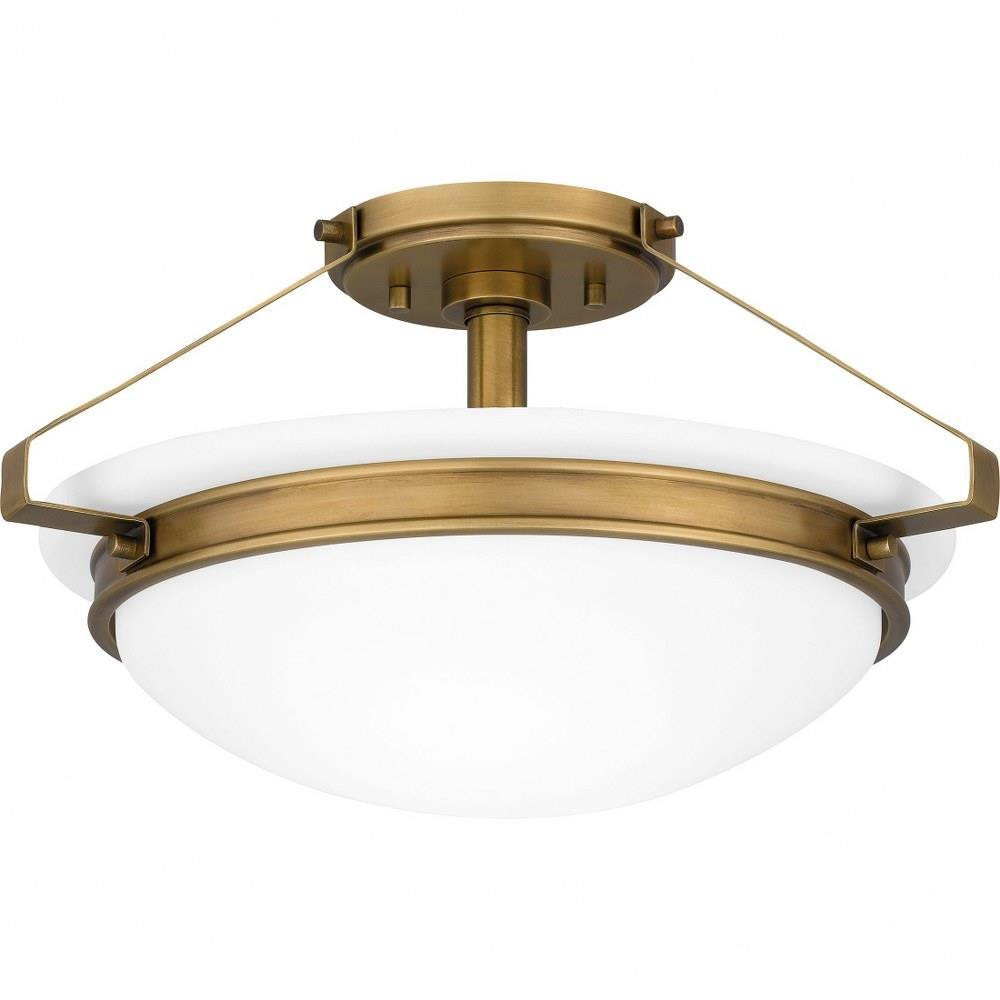 Stoke Glade 2 Light 15 Inch Wide Semi Flush Mount by Bailey Street Home - 71-BEL-1118881