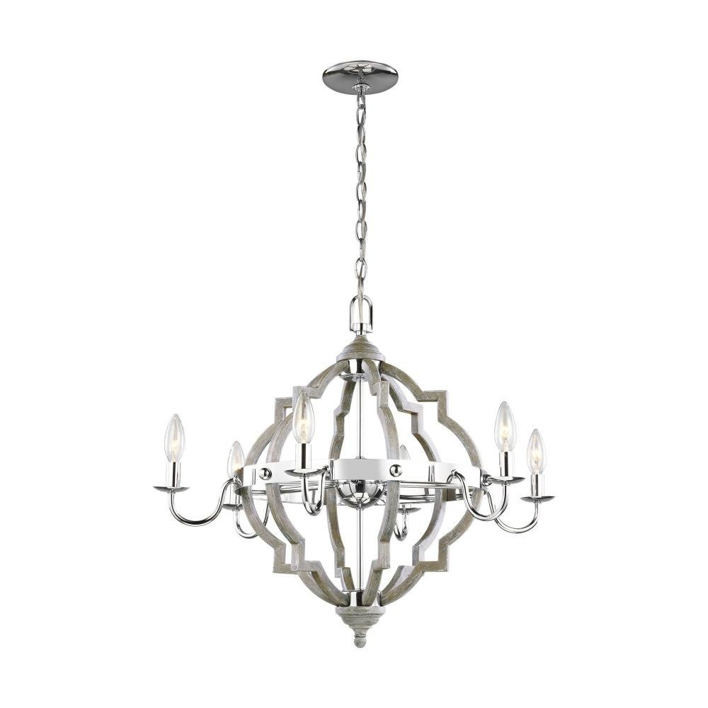 Saffron Rowans - 26 Inch 21W 6 LED Chandelier - 73-BEL-2287590
