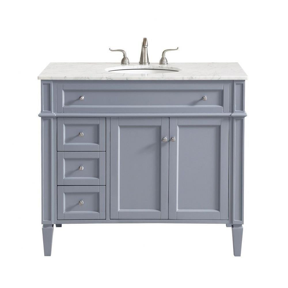 Charles Hollies 40 Inch 3 Drawer Bath Vanity Sink Set by Bailey Street Home - 779-BEL-688772