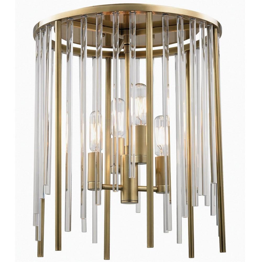 Robin Drift 4 Light 13 Inch Wide Flush Mount by Bailey Street Home - 116-BEL-2120837
