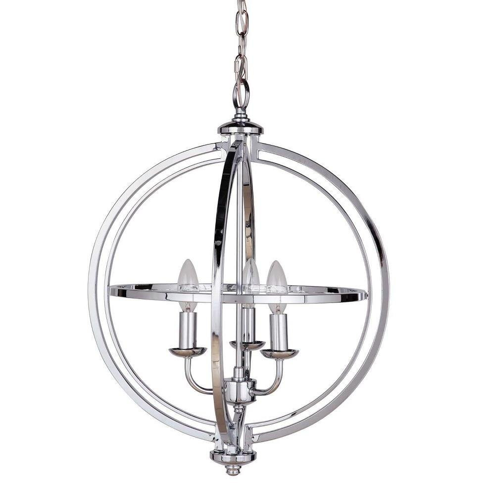 Fleur Close - Three Light Foyer - 17 inches wide by 21.5 inches high - 139-BEL-561923