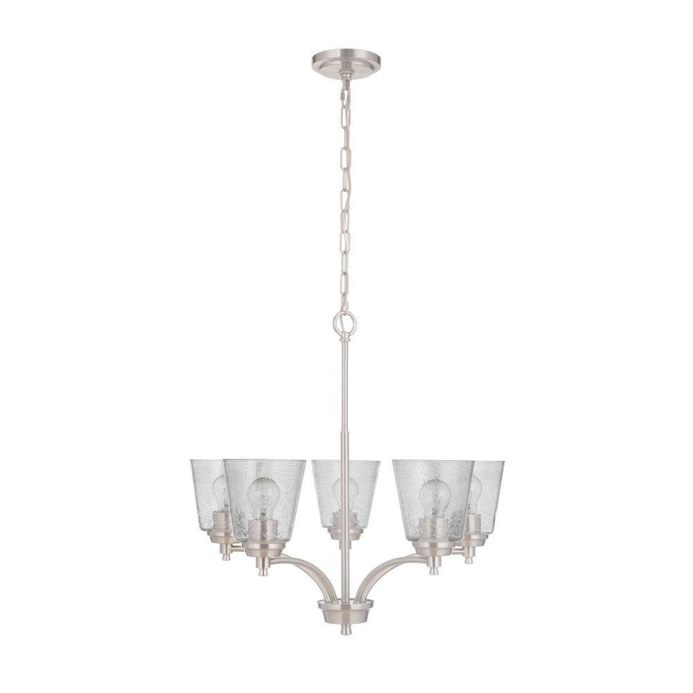 Grebe Village - Five Light Chandelier in Transitional Style - 24.5 inches wide by 23 inches high - 139-BEL-921785