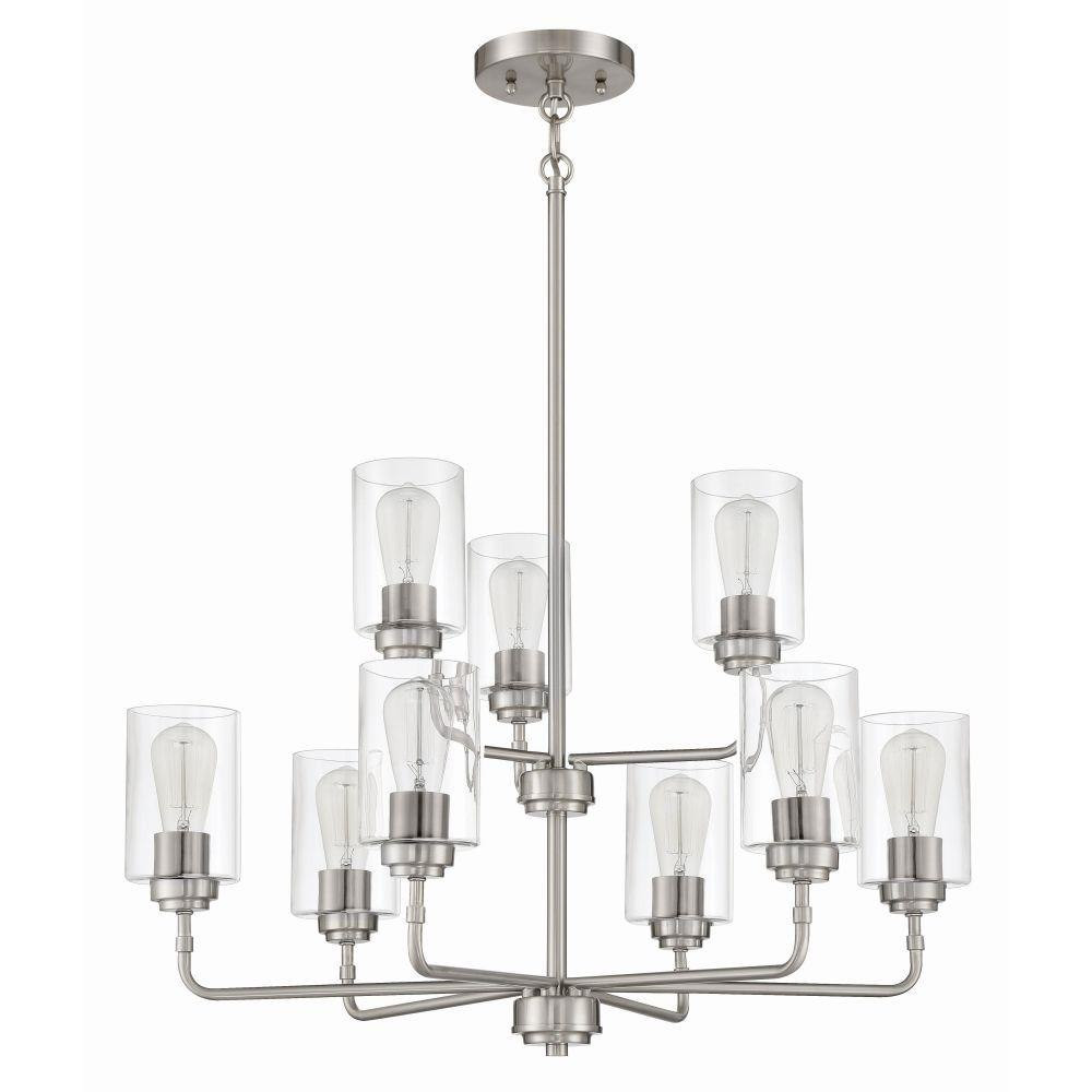 Ivy Edge - 9 Light Chandelier In Transitional Style-19.75 Inches Tall and 30 Inche Wide - 139-BEL-1116821