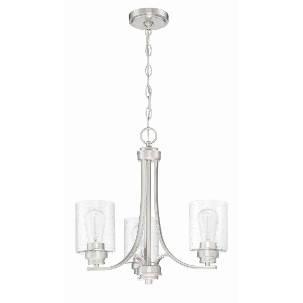 Beacon Parc - Three Light Chandelier in Transitional Style - 18 inches wide by 18 inches high - 139-BEL-3827625