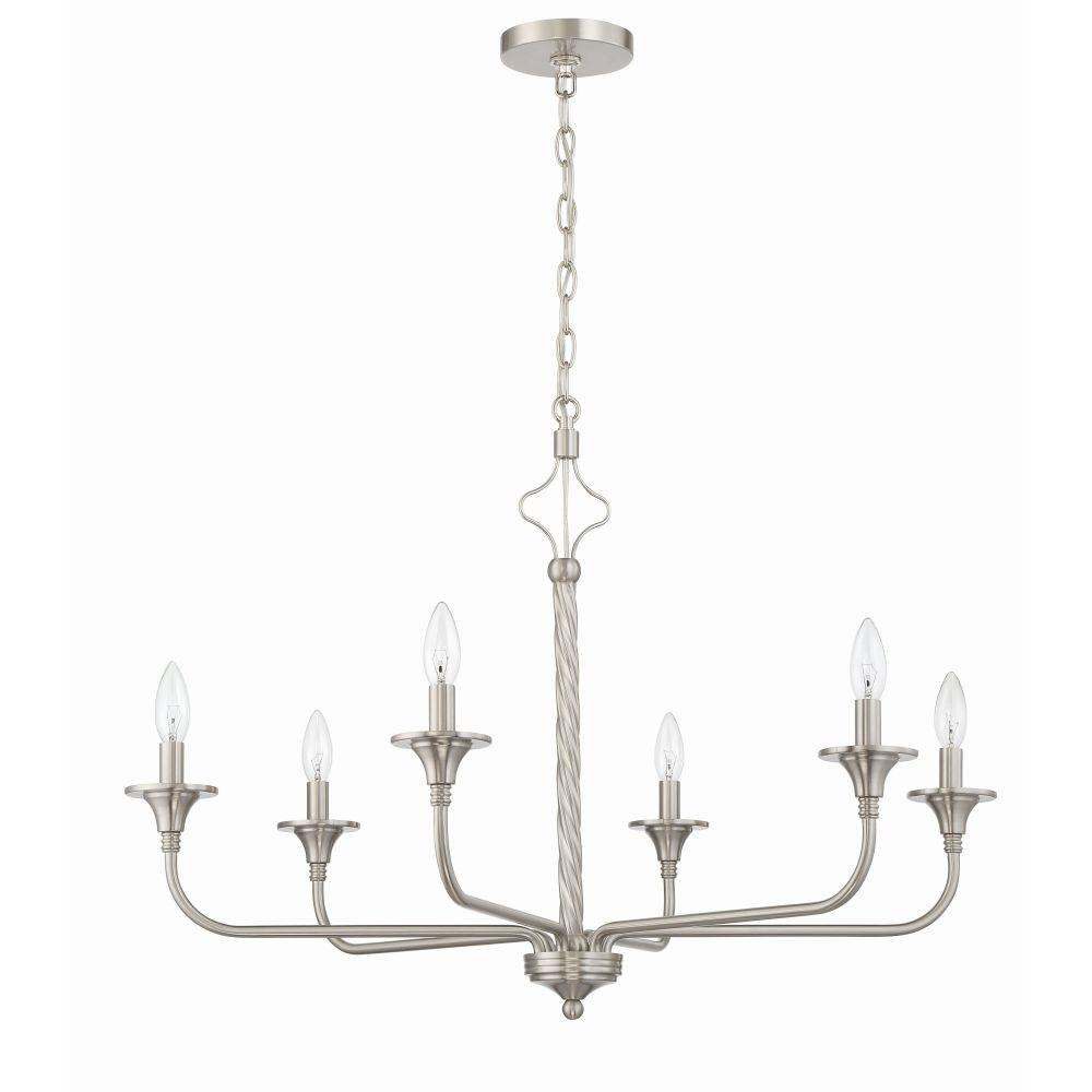 Shirley Broadway - 6 Light Chandelier In Traditional Style-22.99 Inches Tall and 31.97 Inches Wide - 139-BEL-1274859