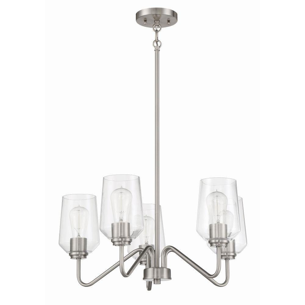 Graig Park Hill - 5 Light Chandelier In Transitional Style-10.63 Inches Tall and 23 Inche Wide - 139-BEL-1116829