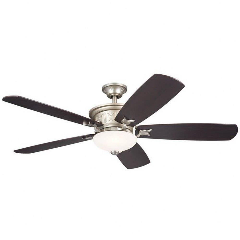 Glover Point 5 Blade Ceiling Fan with Light Kit 56 Inches Wide by BSH - 147-BEL-300325