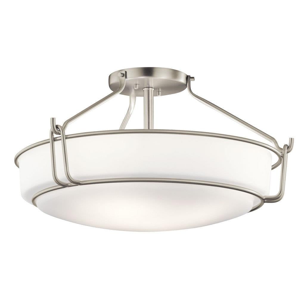 Kingsley View 4 Light 22 Inch Wide Semi Flush Mount by Bailey Street Home - 147-BEL-2748736