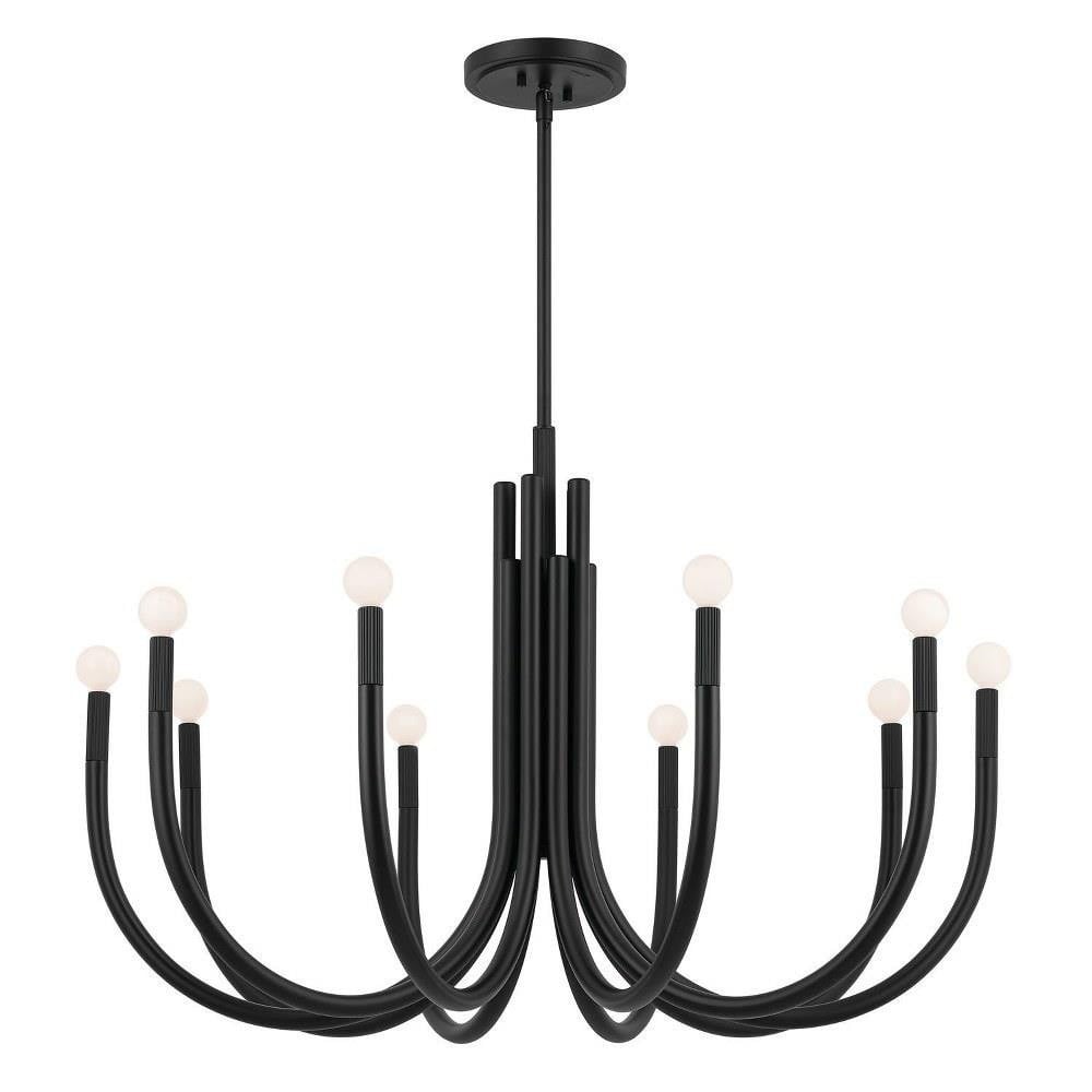 Hollies Leaze 10 Light Oversized Chandelier by Bailey Street Home - 1292554