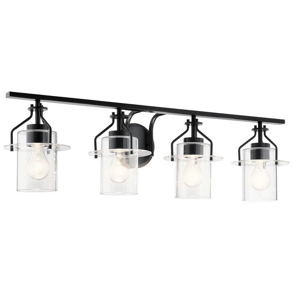 Kingsbury Crescent 4 Vanity Light 34.25 Inch Wide by Bailey Street Home - 147-BEL-1031918