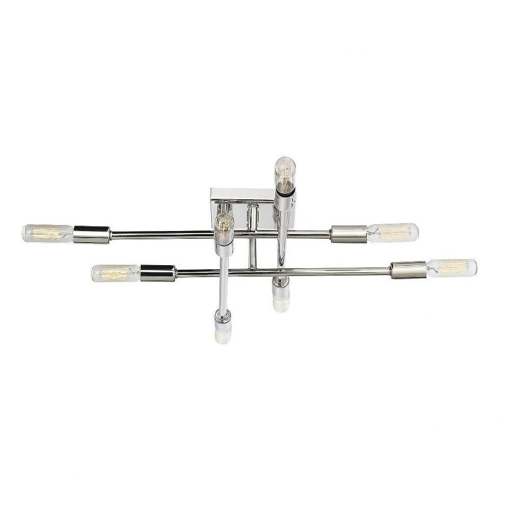 Badgers Yard 8 Light 19.5 Inch Wide Semi Flush Mount by Bailey Street Home - 159-BEL-533159