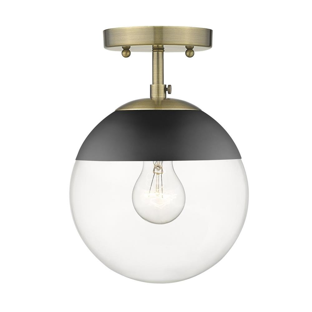 Sweet Briar Grove 1 Light Steel Semi Flush Mount by Bailey Street Home - 170-BEL-1001008