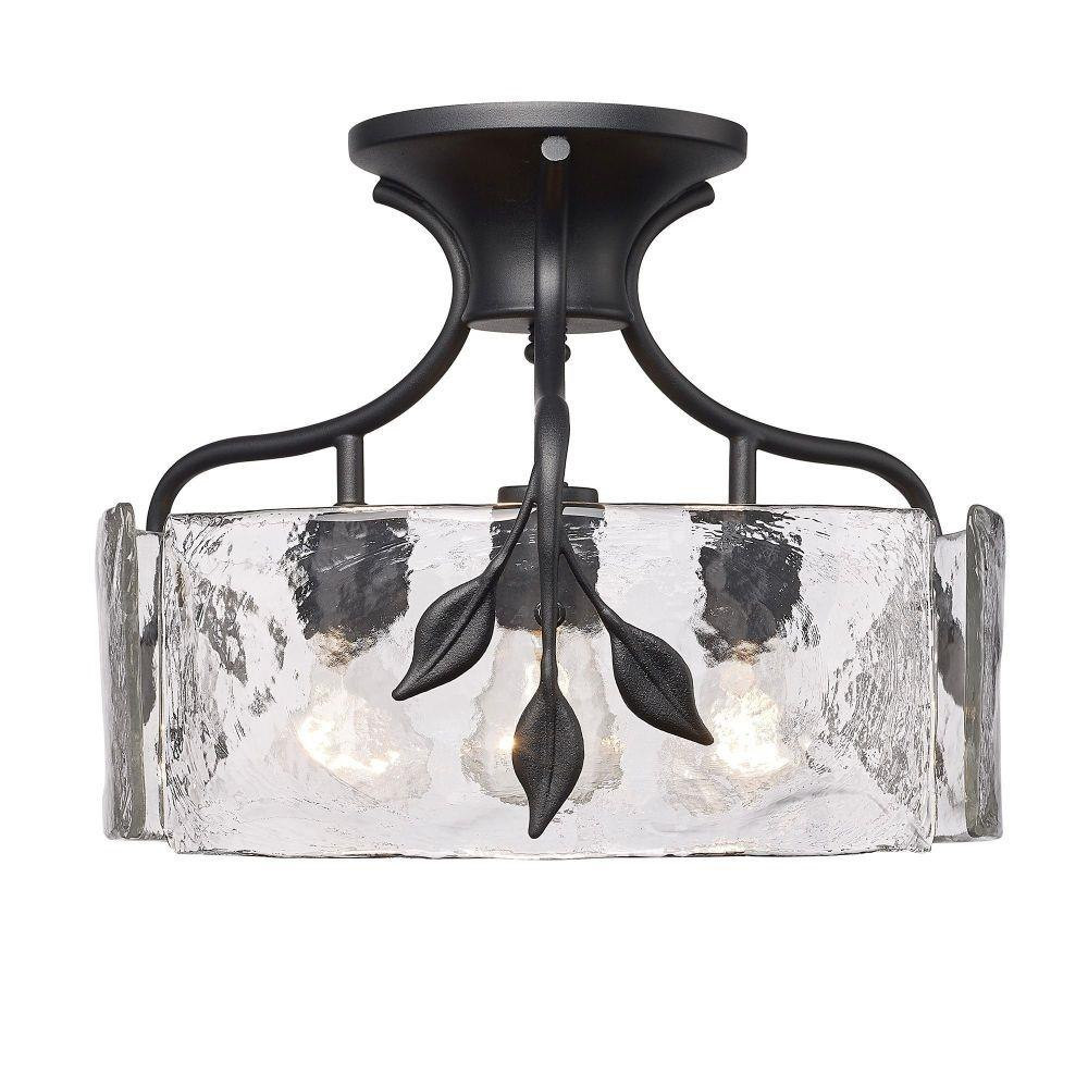 Foxwood Leys 3 Light 15.13 Inch Wide Semi Flush Mount by Bailey Street Home - 170-BEL-5109017