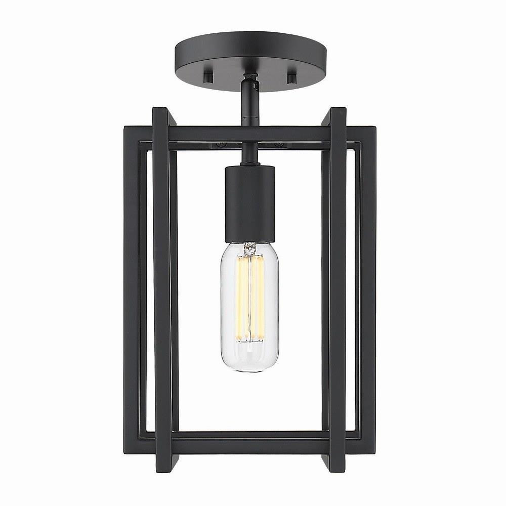 Saddlers Bottom 1 Light 7.25 Inch Semi Flush Mount by Bailey Street Home - 170-BEL-926220