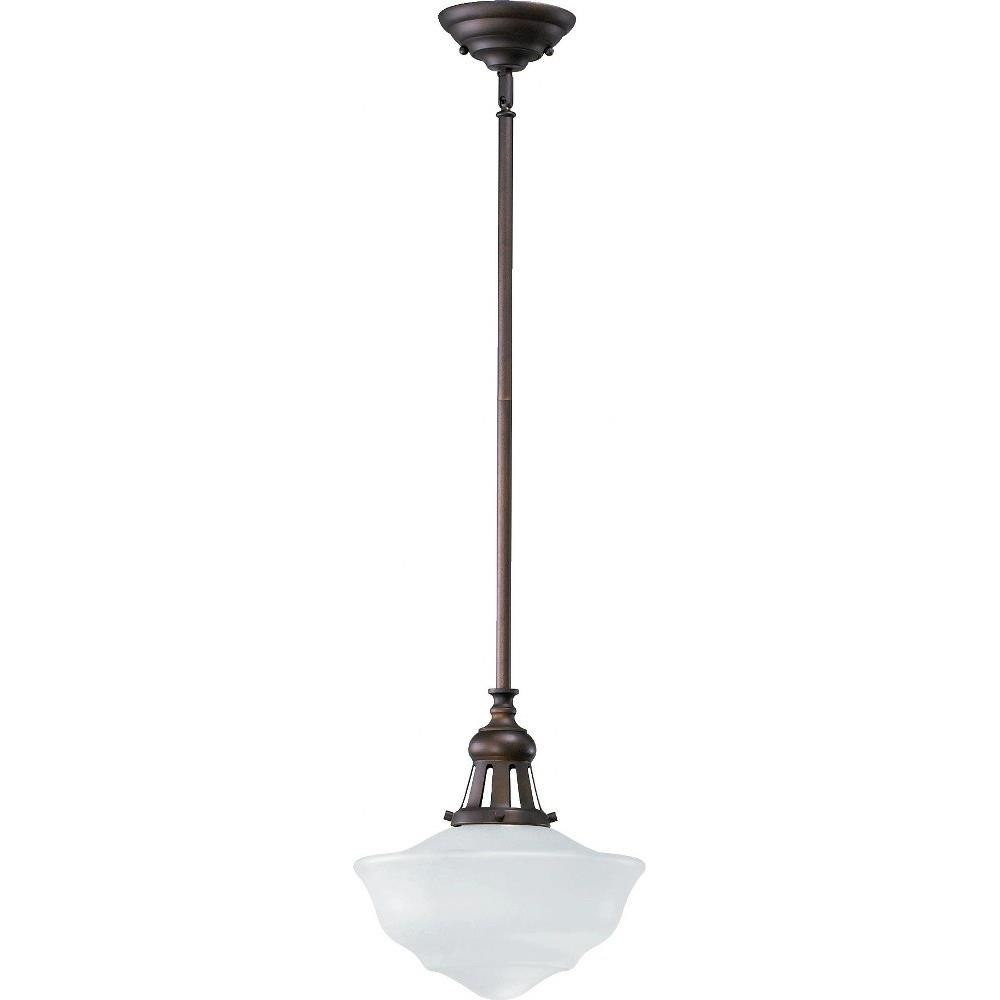 1 Light Medium Schoolhouse Pendant by Bailey Street Home - 183-BEL-667660