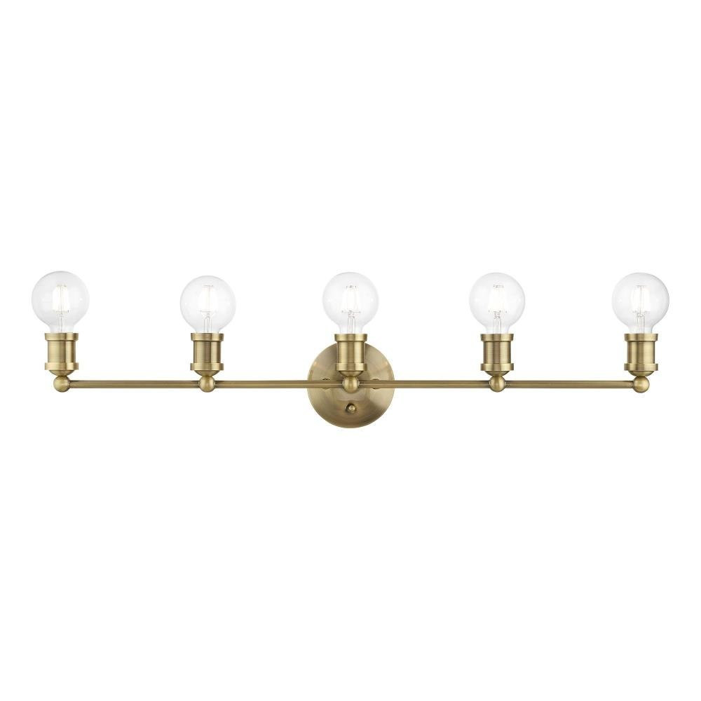 Caernarvon Woods 5 Light ADA Vanity Light by Bailey Street Home - 218-BEL-1219816