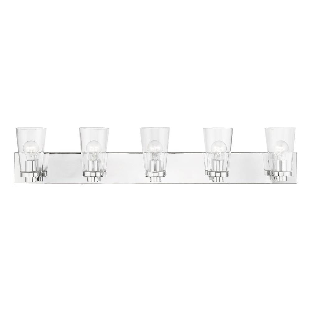 Larkspur Oak 5 Light Contemporary Vanity Light by Bailey Street Home - 218-BEL-1219580