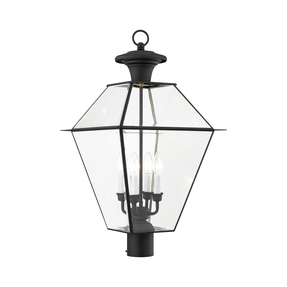 Vaughan Wynd 4 Light Outdoor Post Top Lantern 15 x 27.5 Inches by BSH - 218-BEL-1029710