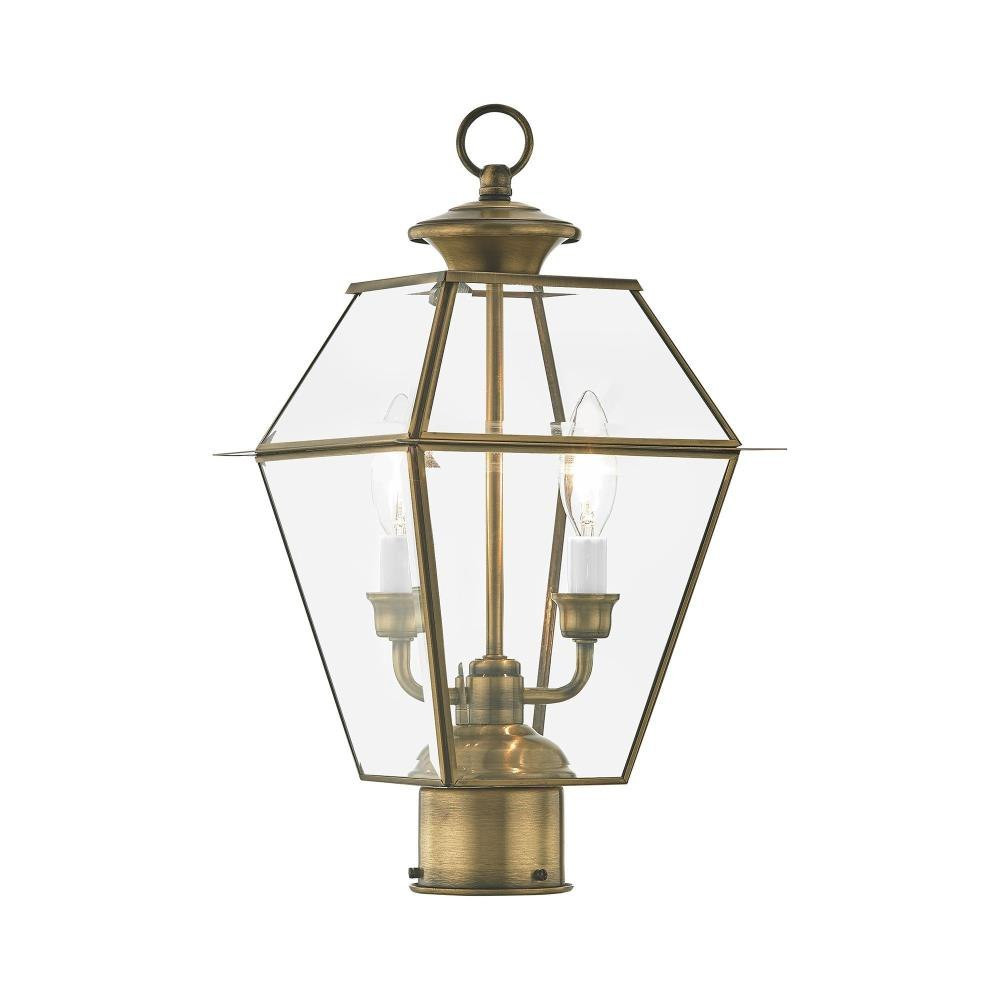 Vaughan Wynd 2 Light Outdoor Post Top Lantern 9 x 16.5 Inches by BSH - 218-BEL-1029699