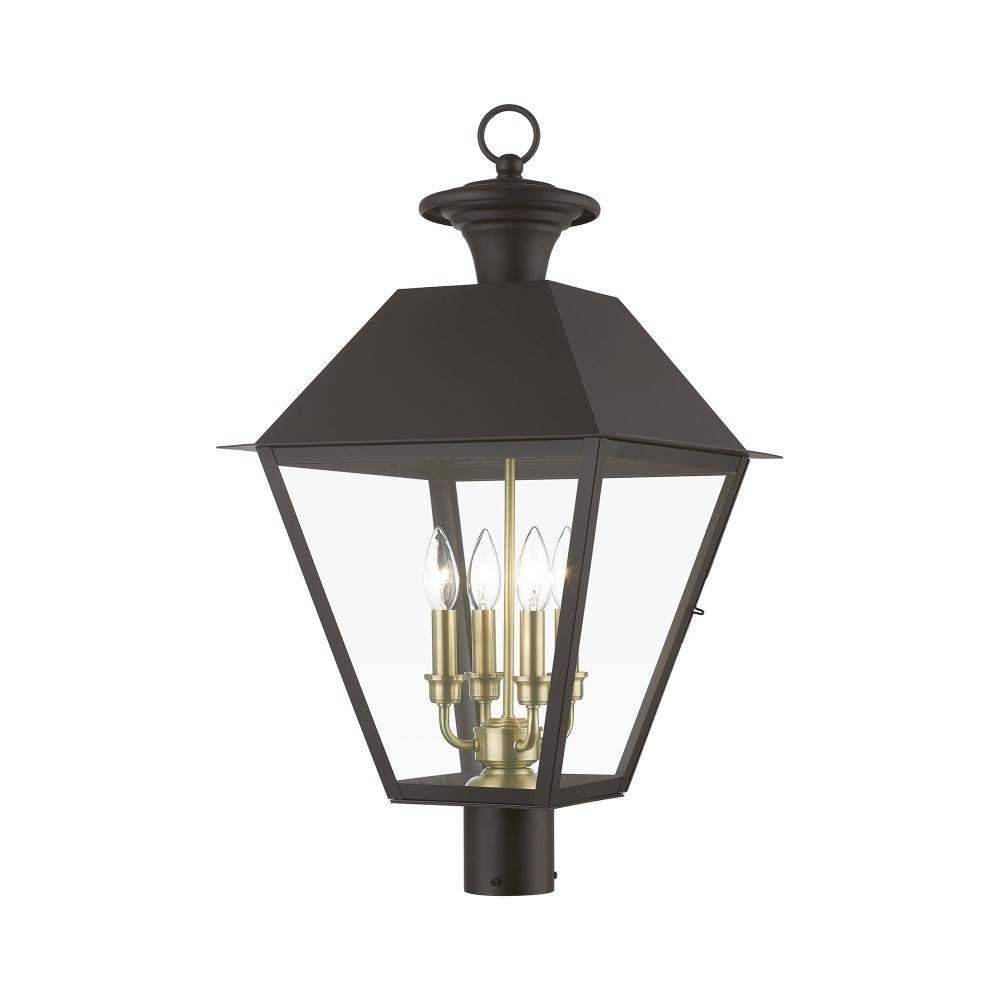 Lawrence Down 4 Light Extra Large Outdoor Post Top 27.5 x 15 In by BSH - 218-BEL-1219837