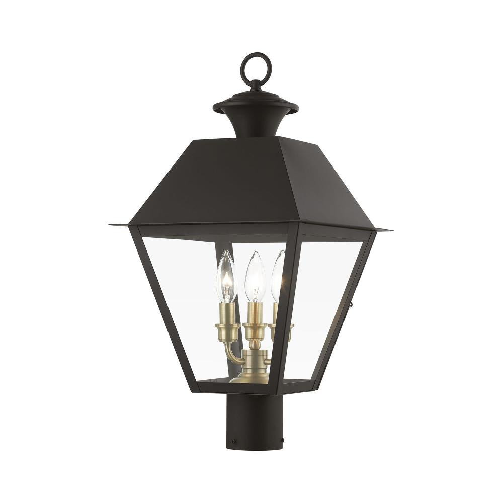 Lawrence Down 3 Light Large Outdoor Post Top Lantern 22 x 12 In by BSH - 218-BEL-1219855