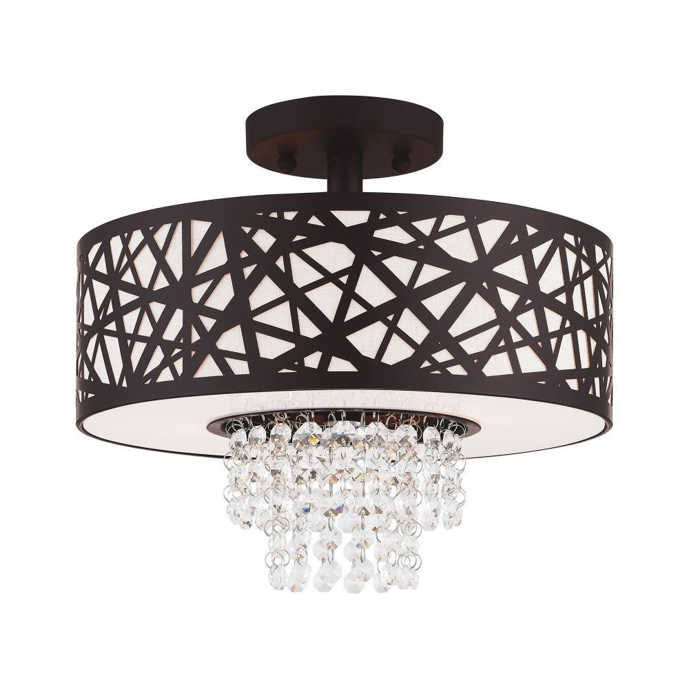 Mead Dell 2 Light 12.88 Inch Wide Semi Flush Mount by Bailey Street Home - 218-BEL-614583