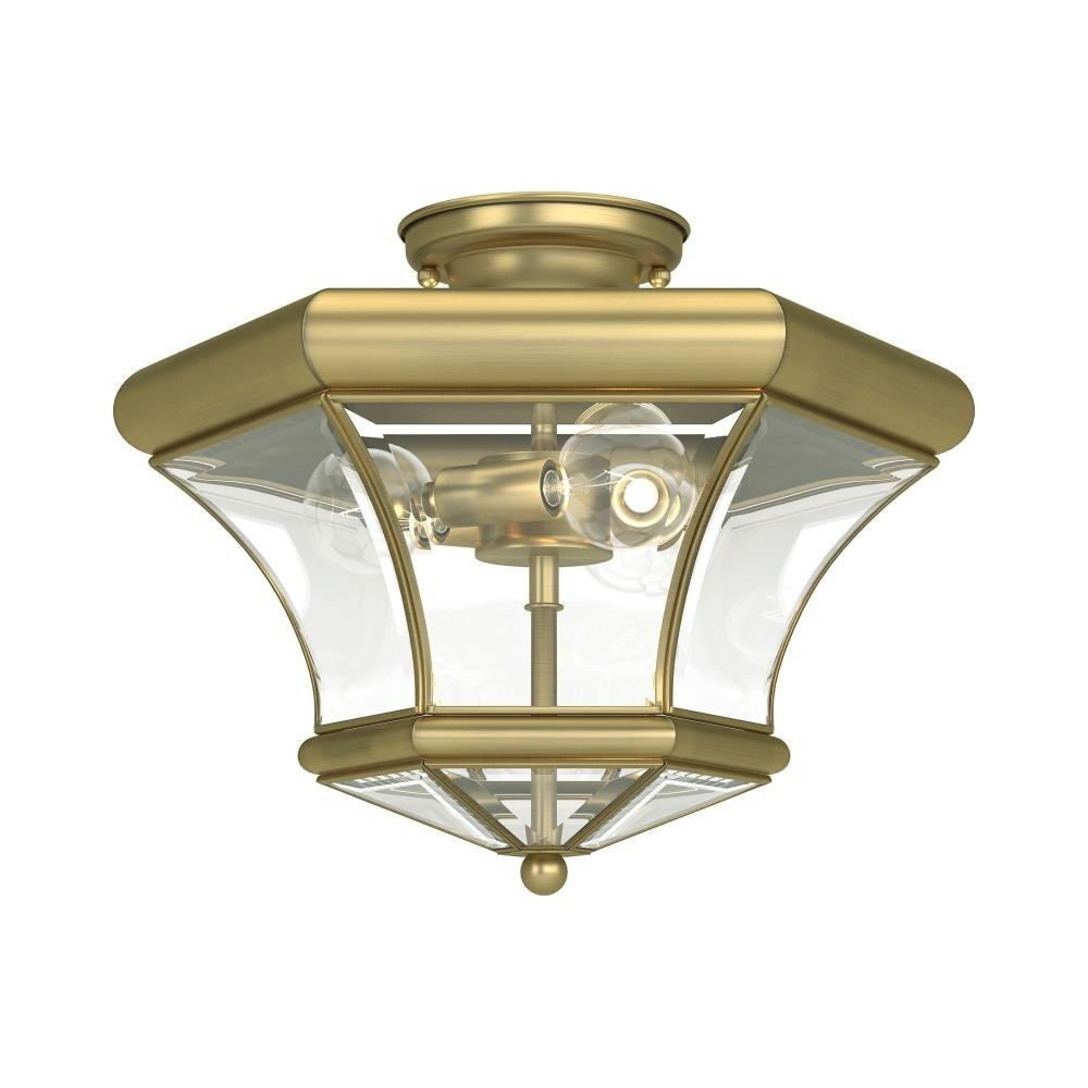 Sherwood Cliff 3 Light 13 Inch Wide Flush Mount by Bailey Street Home - 218-BEL-189890
