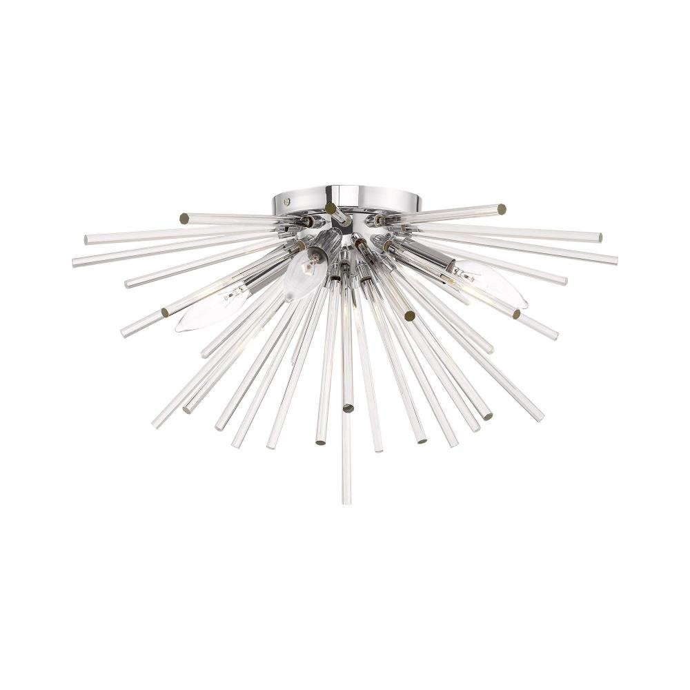 Cambrian Haven 4 Light 20 Inch Wide Flush Mount by Bailey Street Home - 218-BEL-831878
