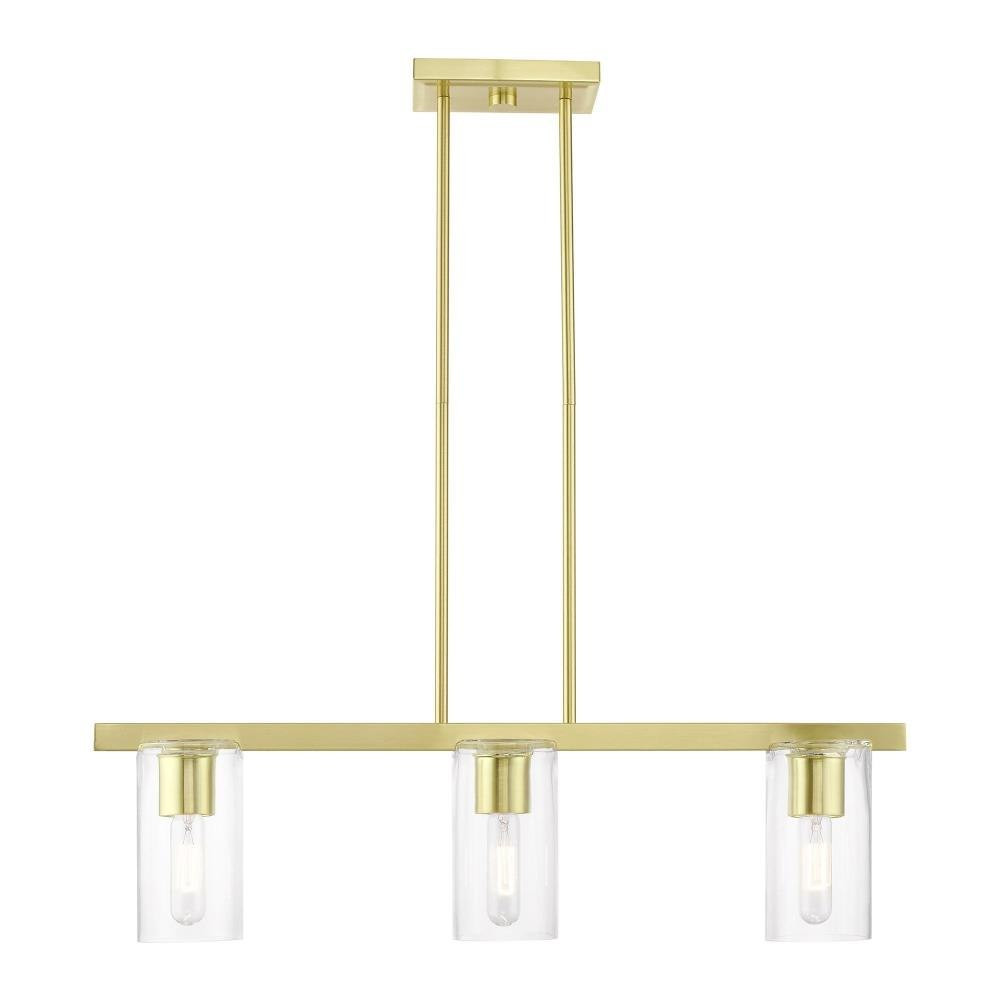 Birch Promenade 3 Light Minimalistic Linear Chandelier by BSH - 218-BEL-1219931