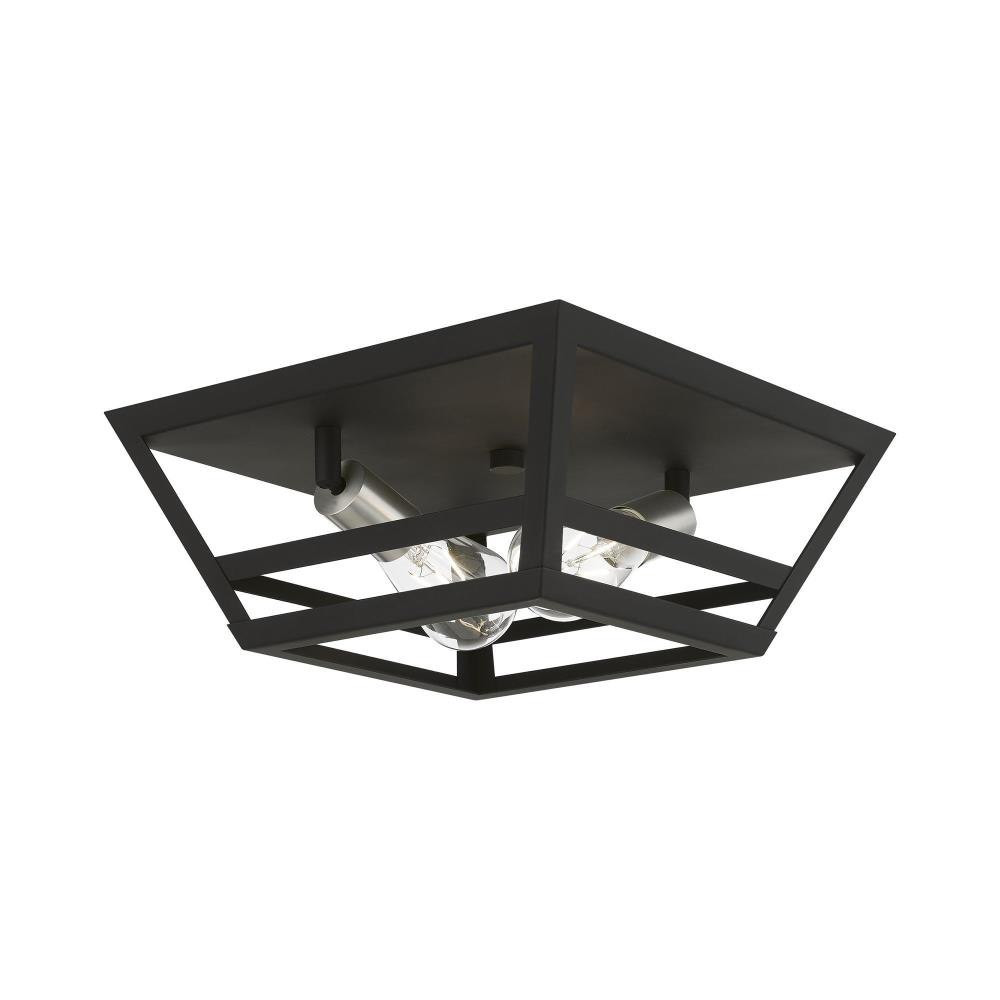 Abbotsford Circus 2 Light 13 Inch Wide Flush Mount by Bailey Street Home - 218-BEL-1220046