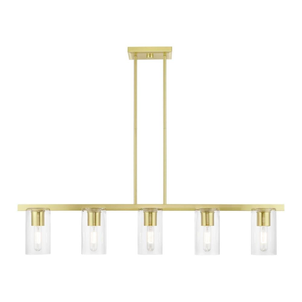 Birch Promenade 5 Light Minimalistic Linear Chandelier by BSH - 218-BEL-1219949
