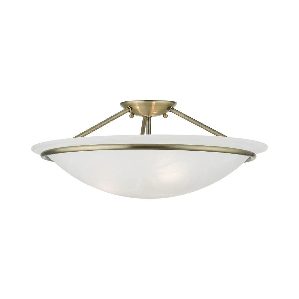 Cleveland Copse 3 Light 20 Inch Wide Semi Flush Mount by Bailey Street Home - 218-BEL-1029748