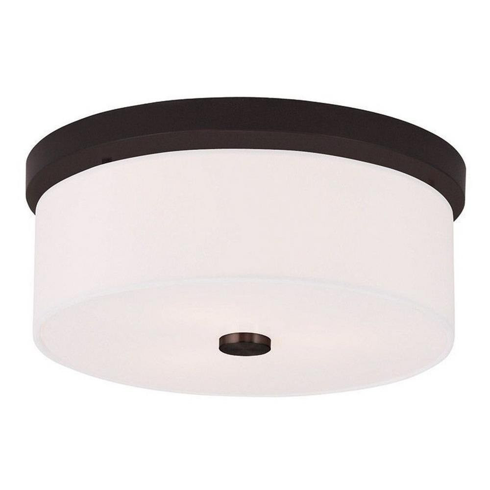 Pleasant Crescent 2 Light 11 Inch Wide Flush Mount by Bailey Street Home - 218-BEL-443997