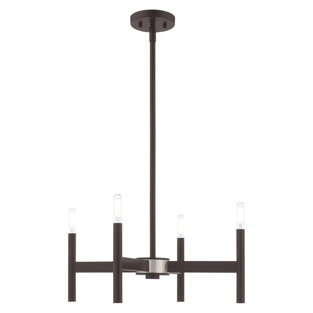 Sutherland Glas 4 Light Small Chandelier by BSH 218-BEL-831761