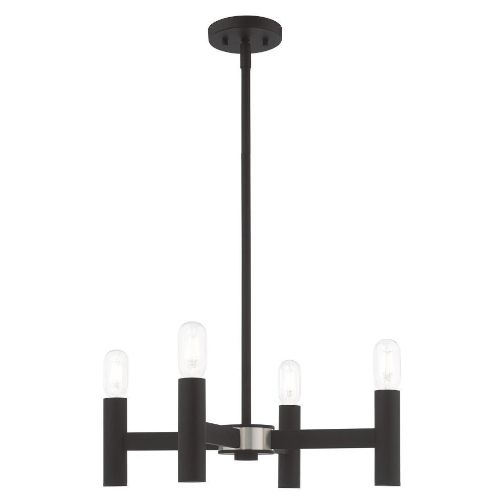 Sutherland Glas 4 Light Small Chandelier by BSH 218-BEL-831760