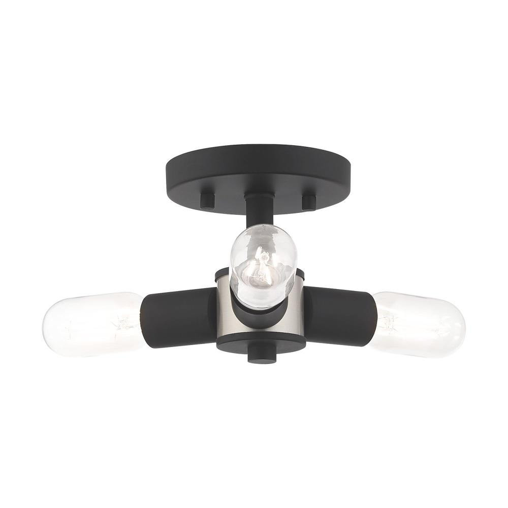 Sutherland Glas 3 Light 13.5 Inch Wide Flush Mount by Bailey Street Home - 218-BEL-831763