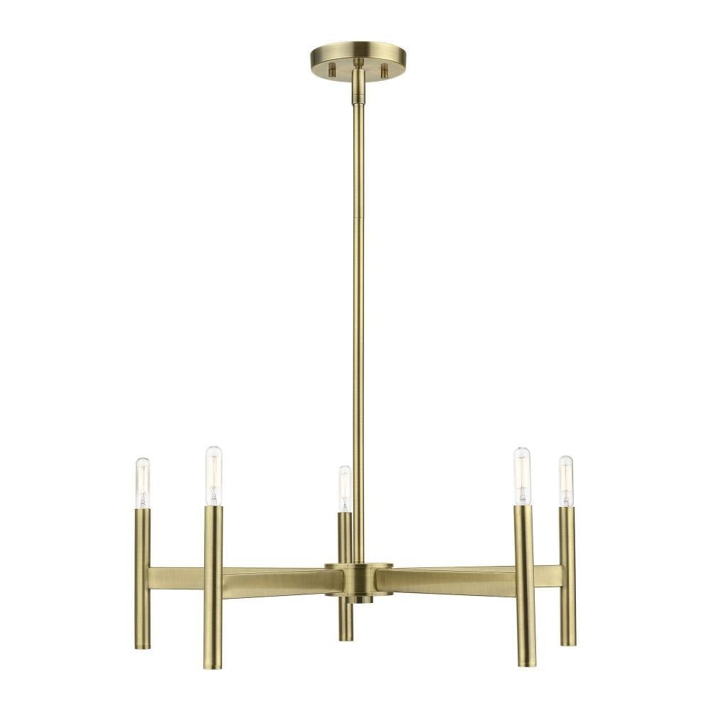 Sutherland Glas 5 Light Medium Chandelier by BSH 218-BEL-831759
