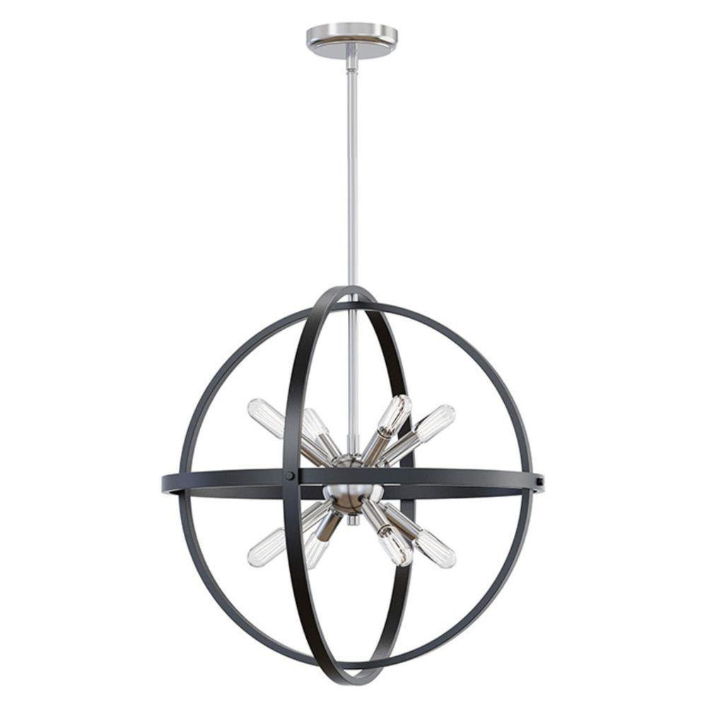 Renfro 8 Light Sphere Chandelier 66.25 Inch Tall by BSH - 2605-BEL-1365579