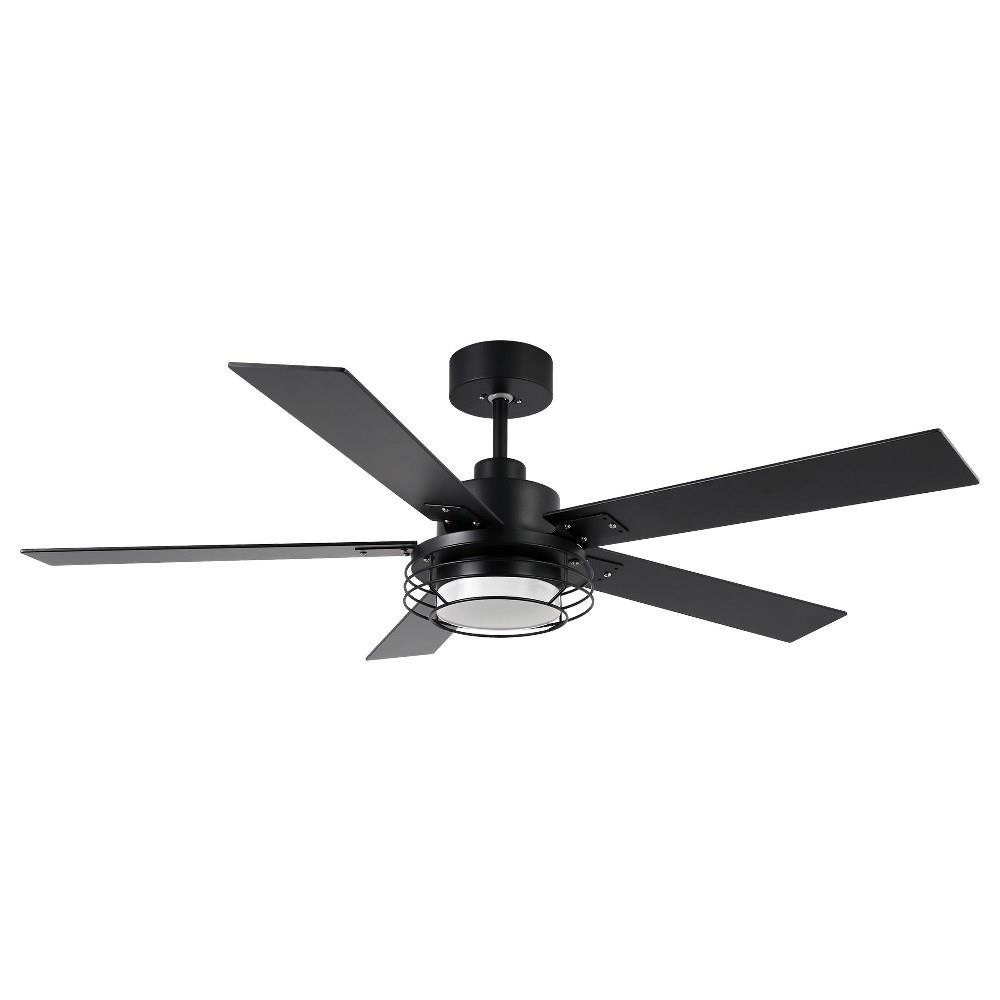 Illume Isle 5 Blade Ceiling Fan with Light Kit 52 Inch Wide by BSH - 2615-BEL-1375948