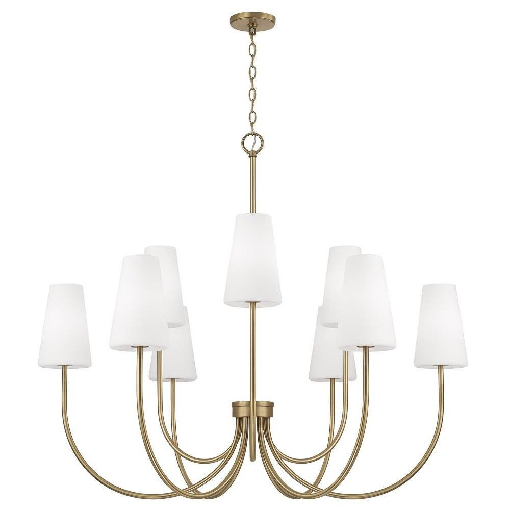 Maidens Road 9 Light Chandelier 39.5 Inch Tall and 46 Inch Wide by BSH - 309-BEL-1365280