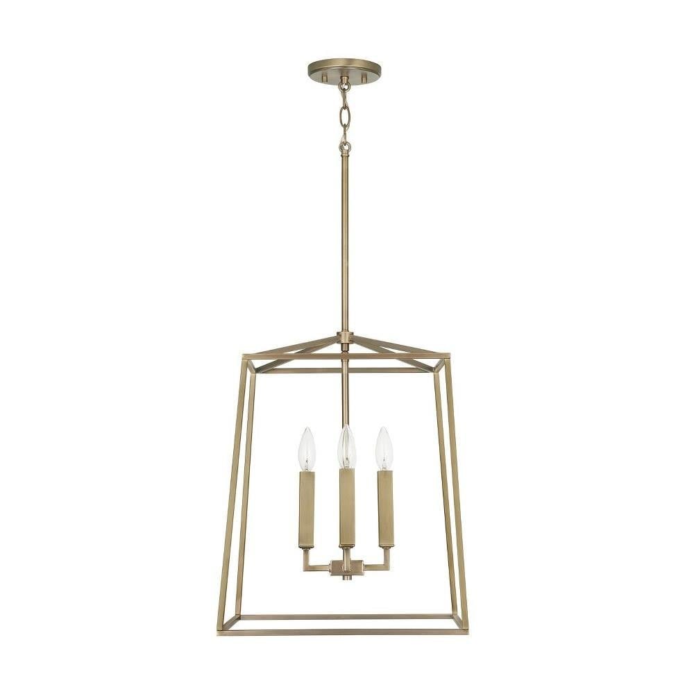 St Albans Place 4 Light Small Open Cage Foyer Chandelier by BSH - 309-BEL-1001306