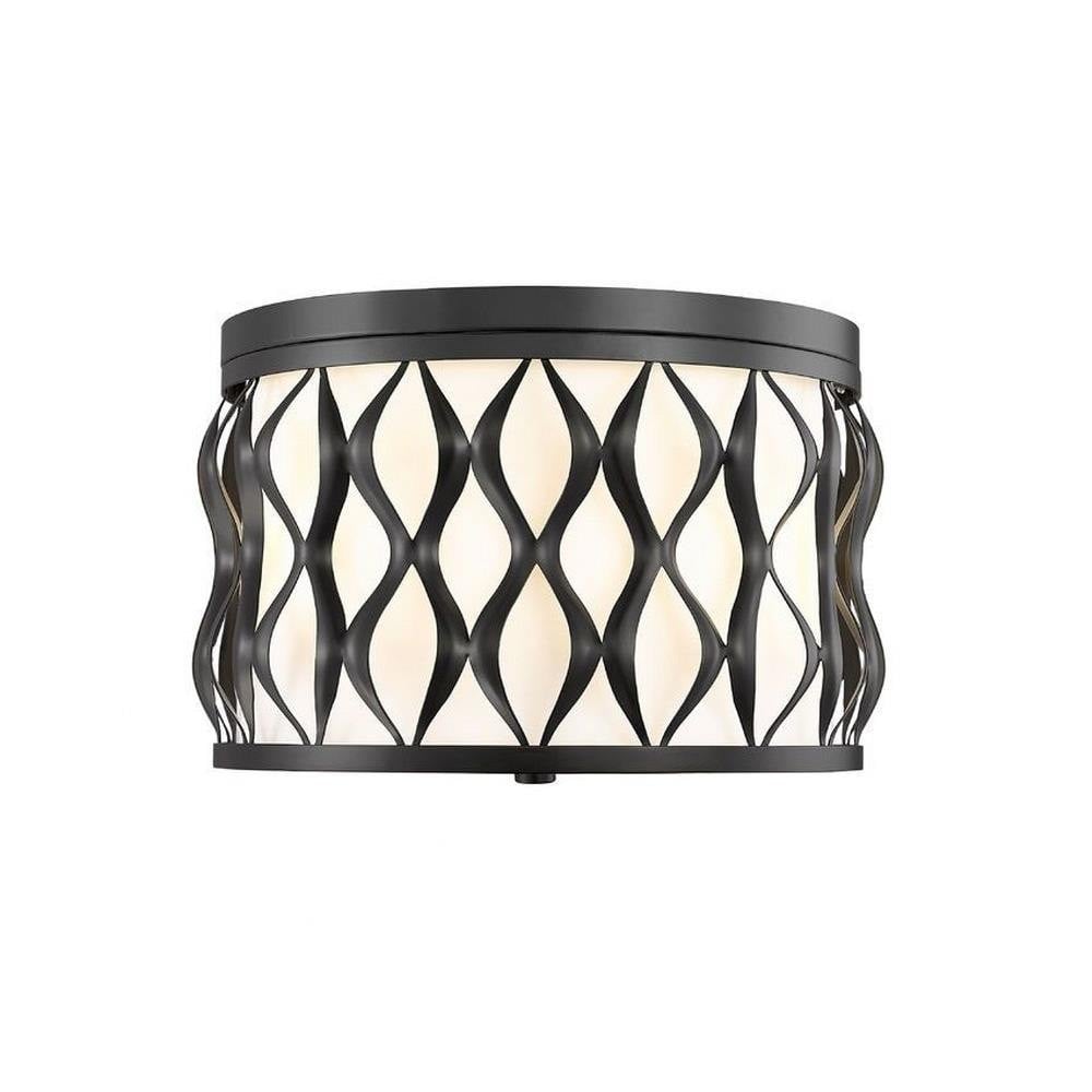 Brass Thill Way 3 Light 12.25 Inch Wide Flush Mount by Bailey Street Home - 159-BEL-1325388