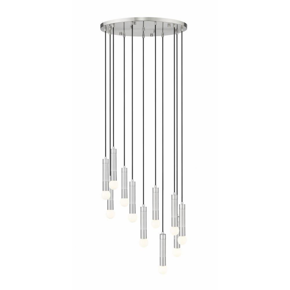 Grebe Side 11 Light Chandelier 11 Inch Tall and 24 Inch Wide by BSH - 372-BEL-1374818