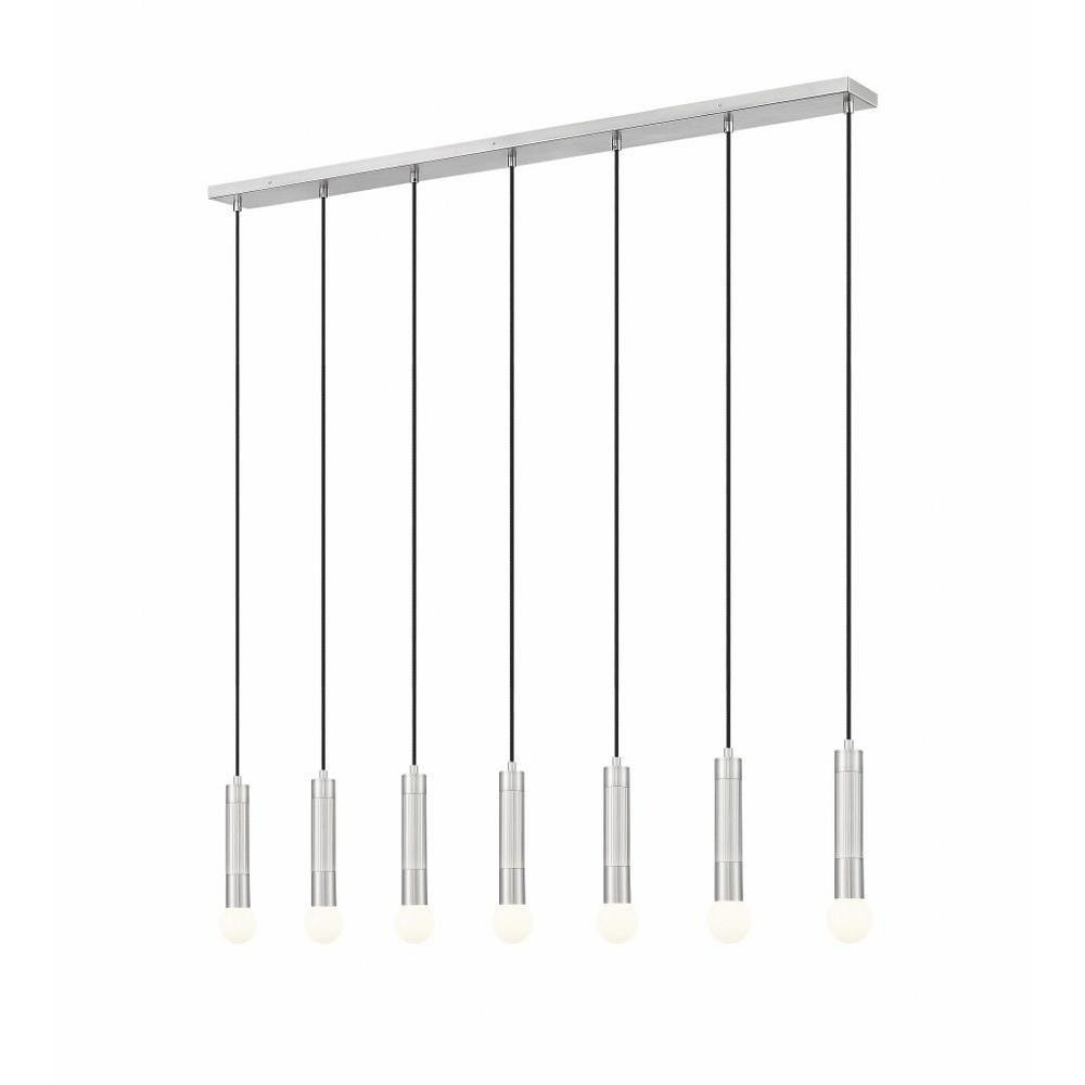 Grebe Side 7 Light Linear Chandelier 11 Inch Tall and 4.75 Inch Wide by BSH - 372-BEL-1374824