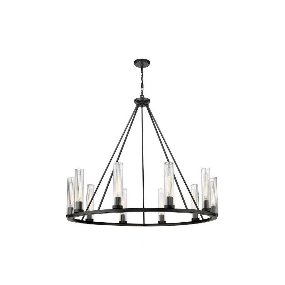 Quebec West 10 Light Oversized Chandelier by Bailey Street Home - 372-BEL-1113014
